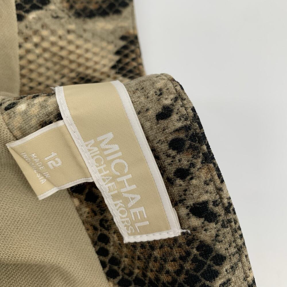 Michael By Michael Kors Python Snakeskin Print Pe… - image 3